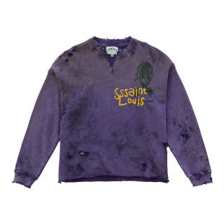 SSSAINT LOUIS Sweatshirt Unisex Purple