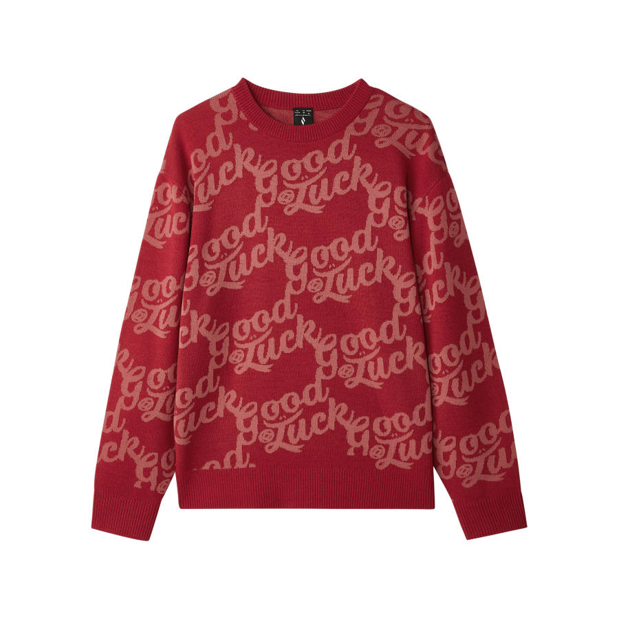 Skechers New Year Collection Sports Lifestyle Sweatshirt Unisex Red