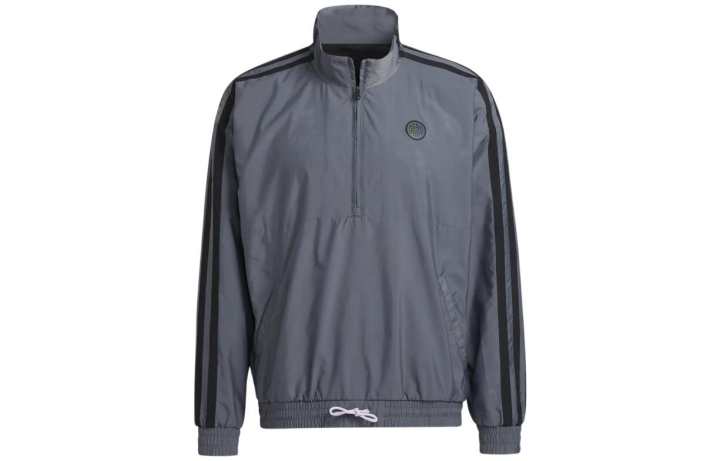 Adidas Adidas Jackets Men's Gray Stand Collar Moderate Other