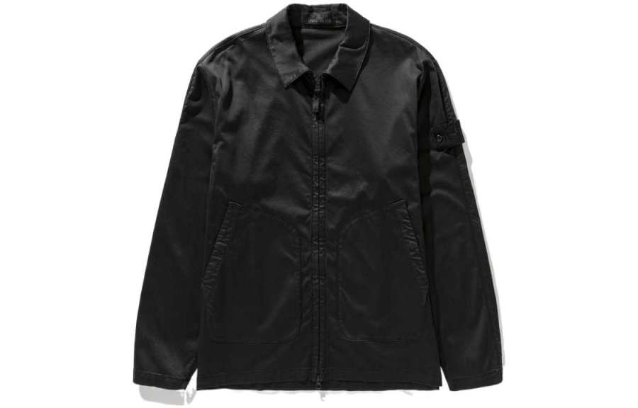 STONE ISLAND Jackets & Coats Fall Men's Black