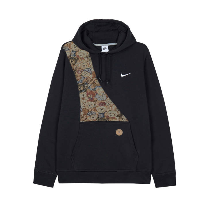 Nike Nike Sweatshirts Unisex Black Hooded Thickened Regular