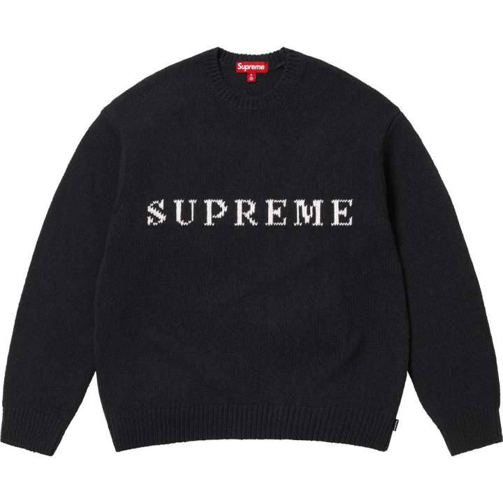 Supreme Supreme Contrast Logo Sweater