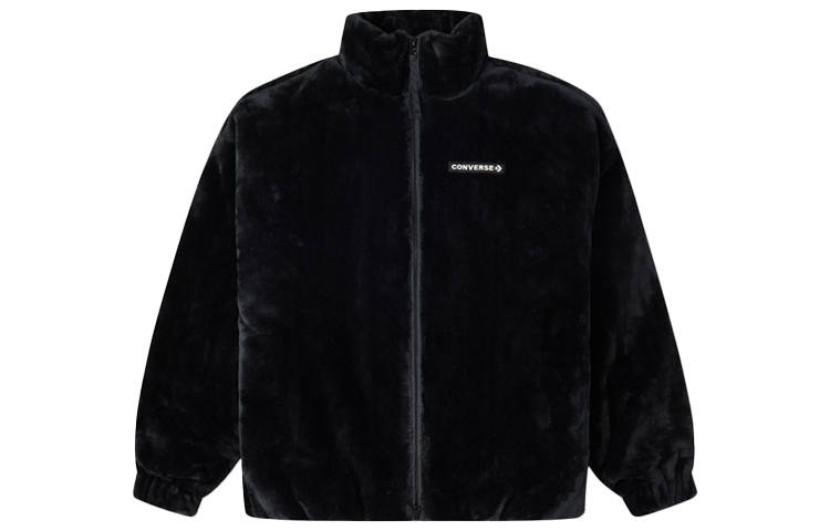 Converse Converse Jackets Unisex Black Stand Collar Thickened Other