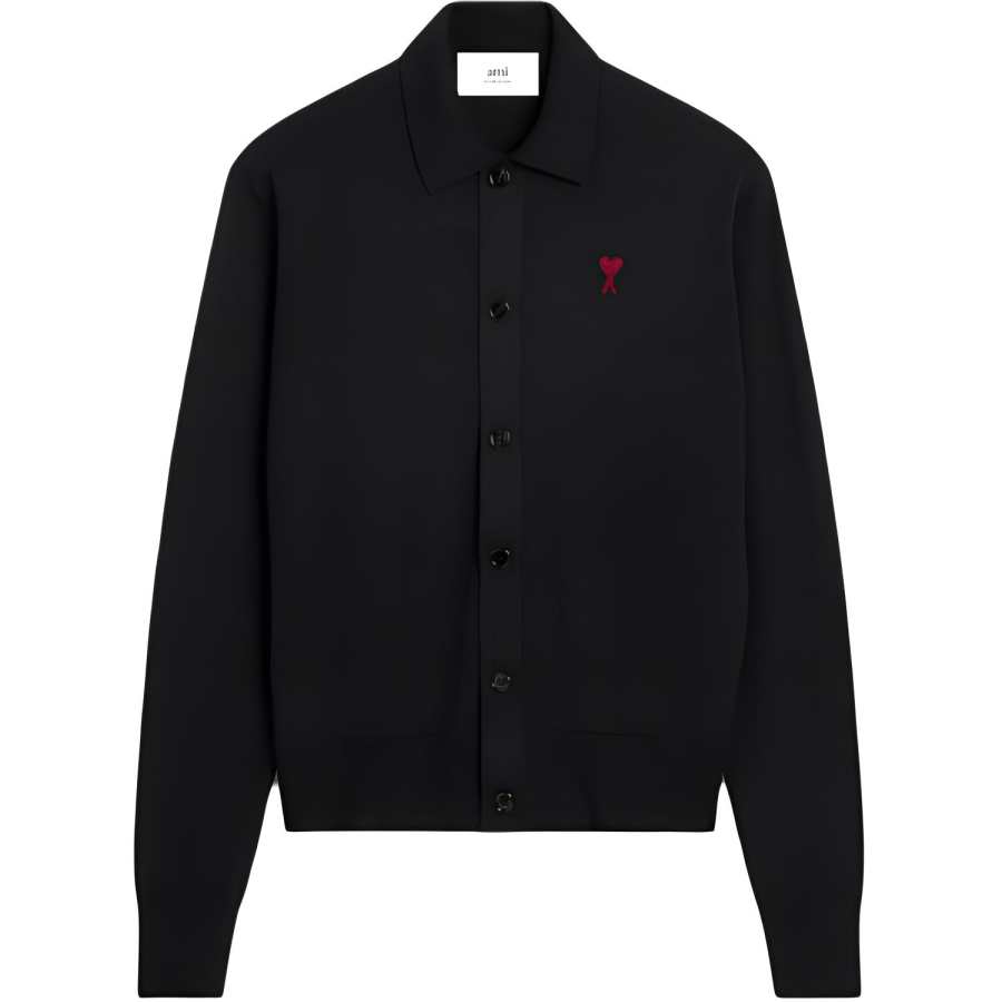AMIPARIS Ami Paris Ami De Coeur Knitted Cardigan