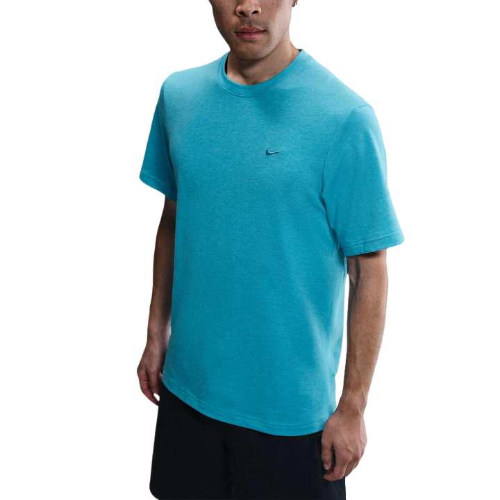Nike Nike Dry T Shirts Men's Blue Crew Neck Moderate Straight Fit