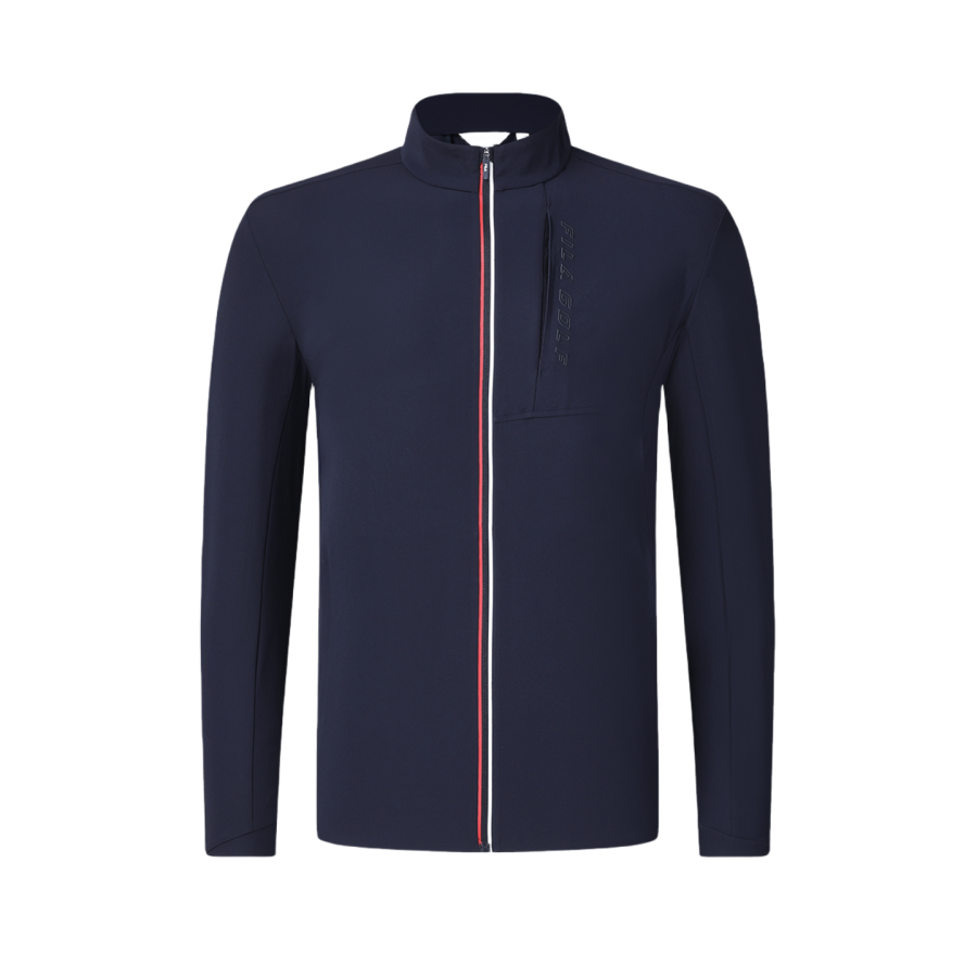 FILA Knitwear Men's Tide Blue Stand Collar Moderate Other
