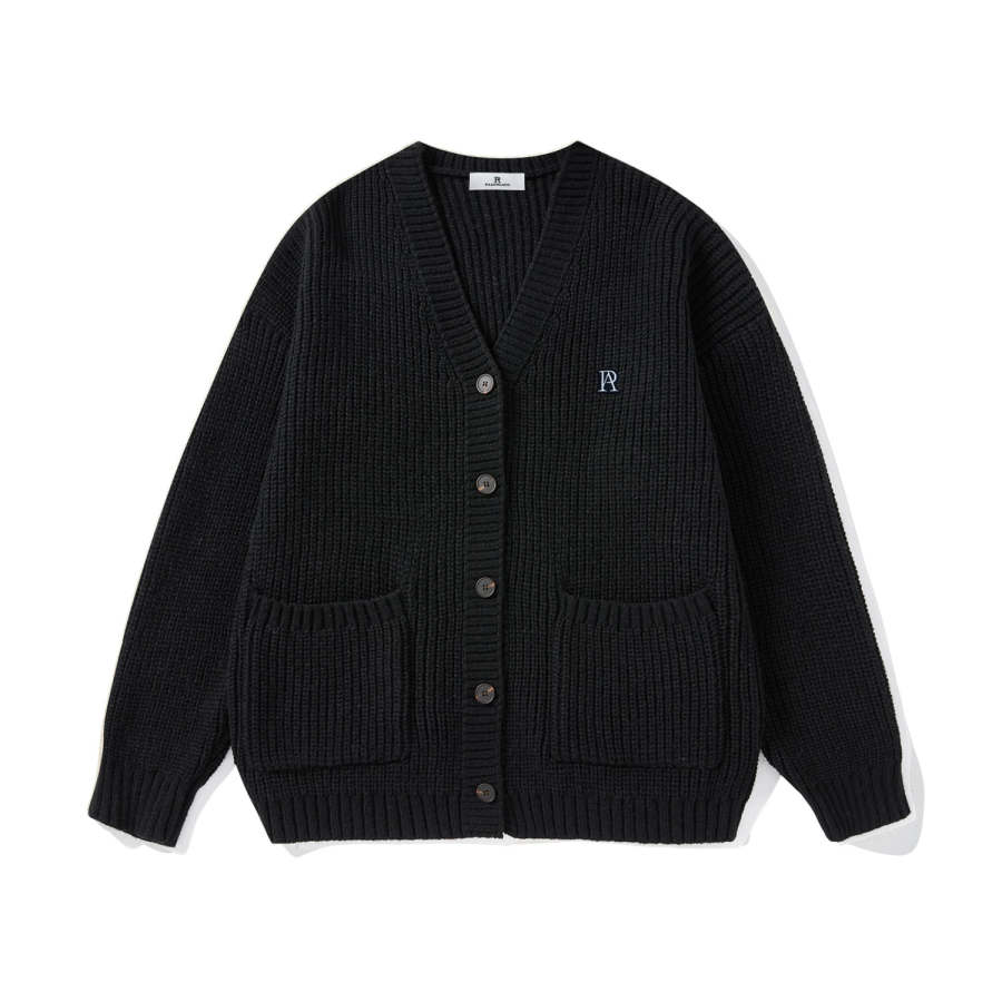 PAL ONGACO Knitwear Unisex V Neck Moderate Cardigan