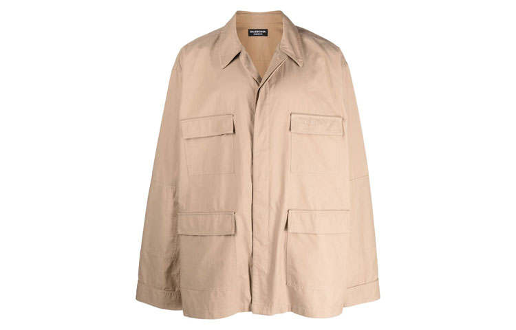 Balenciaga 【Previous Season】logo-embroidered jacket
