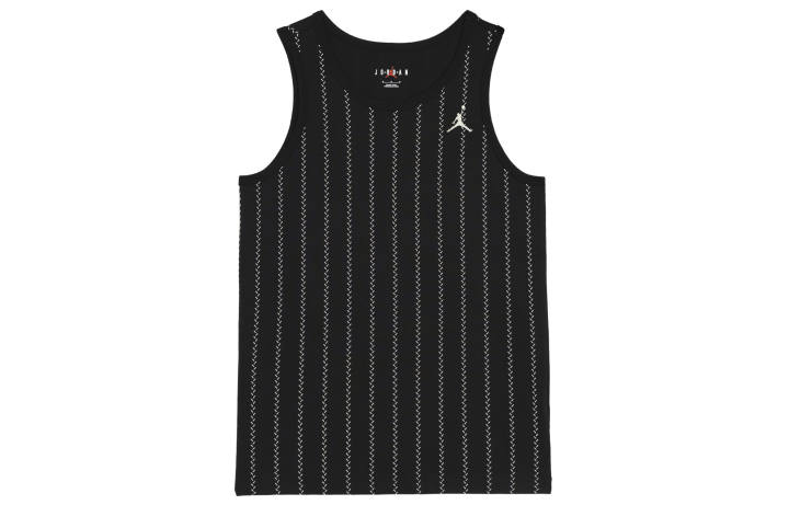 Jordan Jordan Flight Tank Tops Men's Black Crew Neck Moderate
