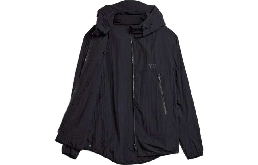 Y-3 Y 3 Jackets Men's Black Hooded Moderate Other