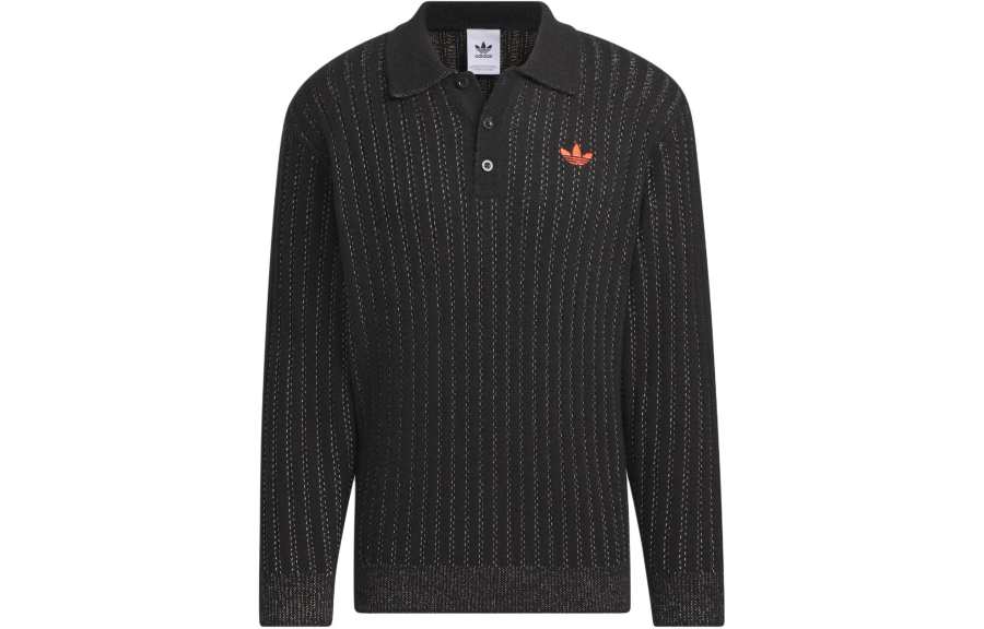 Adidas Originals V Day Polo Sweater Unisex Black