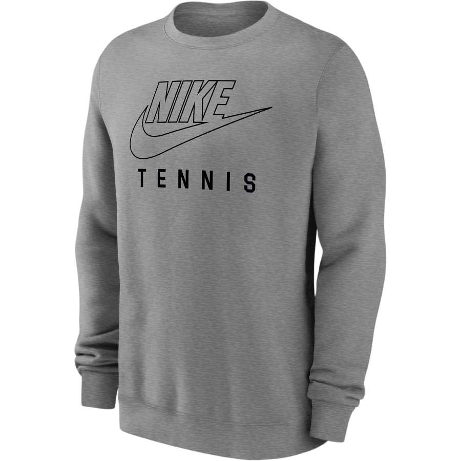 Nike Nike Swoosh Club Fleece Men's Tennis Pullover Crew Neck Sweatshirt