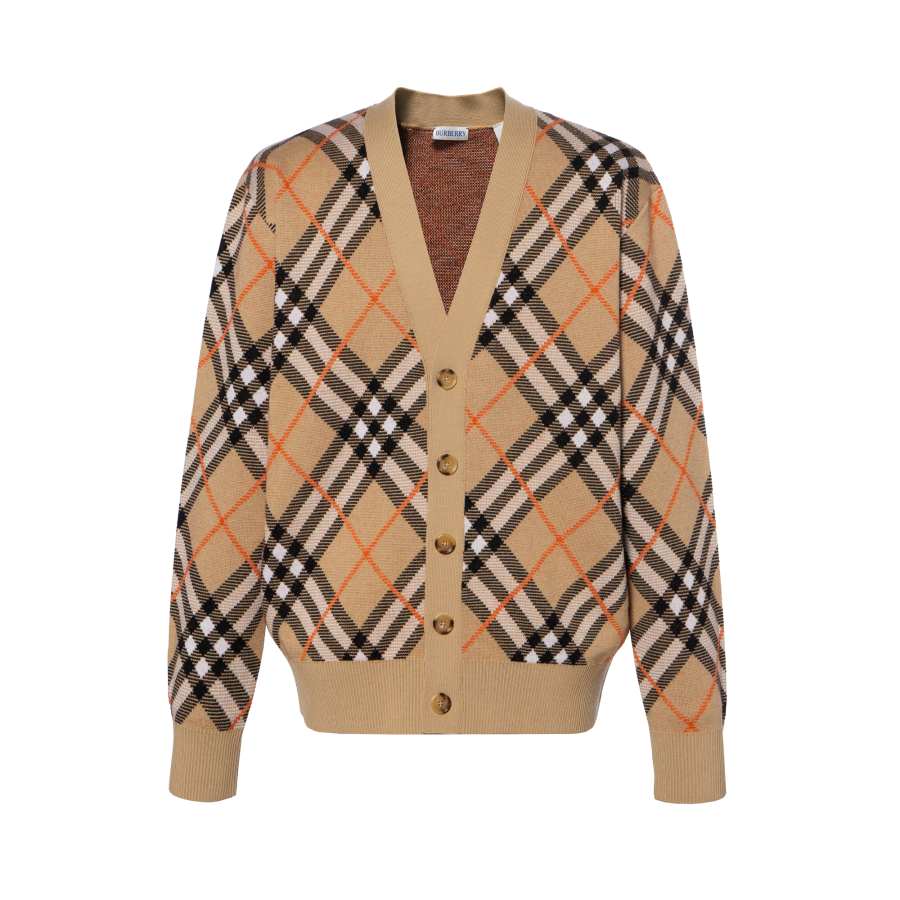 Burberry Vintage Check V-Neck Cardigan