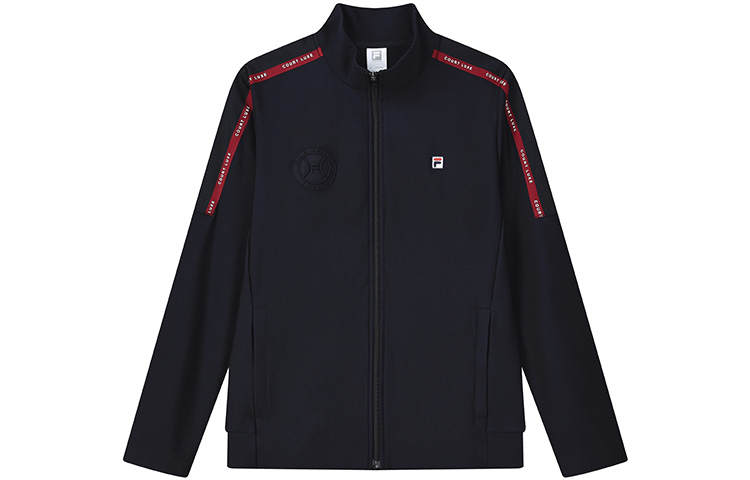 FILA Jackets Men's Royal Blue Stand Collar Moderate Other