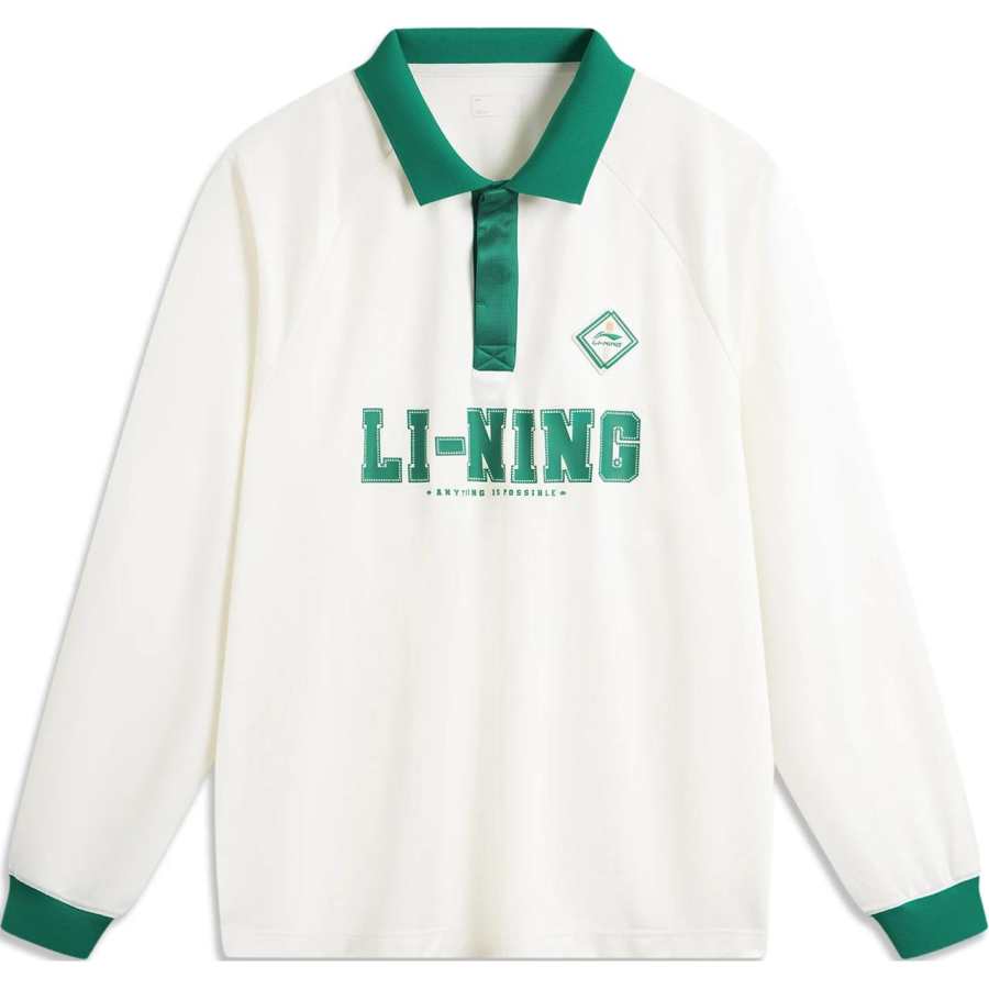 Li-Ning Li Ning Sports Trendy Collection Polo Shirt Men's Ivory