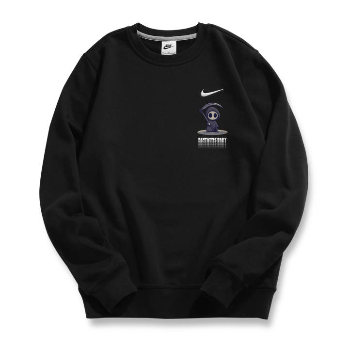 Nike Nike Sweatshirts Unisex Black Crew Neck Moderate Regular