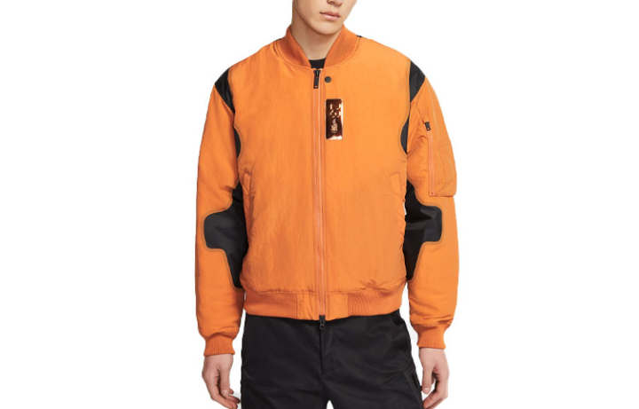 Jordan Jordan Jackets Men's Orange Baseball Collar Moderate Other