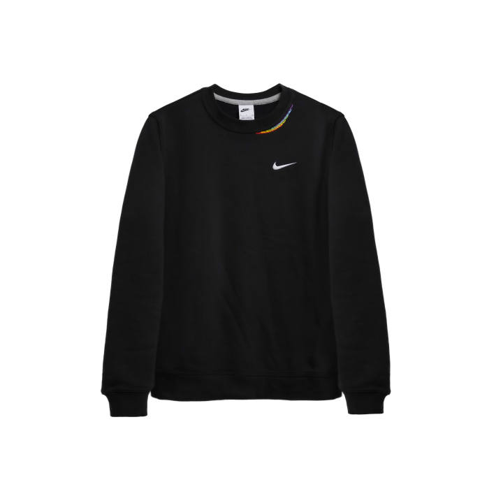 Nike Nike CNY Collection Rainbow, Hand Embroidered Fleece Lined Crew Neck Basic Minimalist Style Loose Fit Versatile Coat