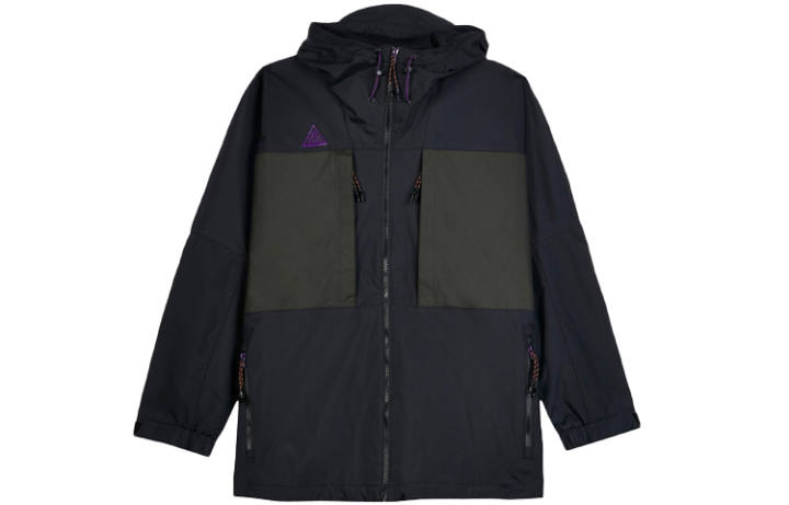 Nike Nike Jackets Men's Black Purple Hooded Moderate Workwear