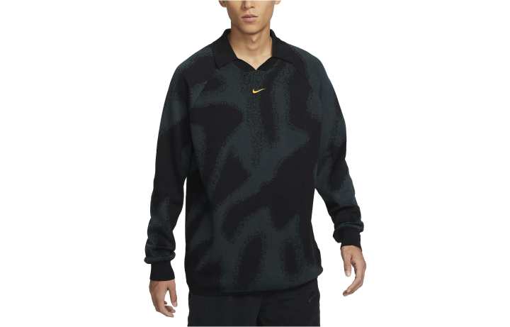 Nike Nike Sweaters Men's Dark Green Lapel Moderate Other