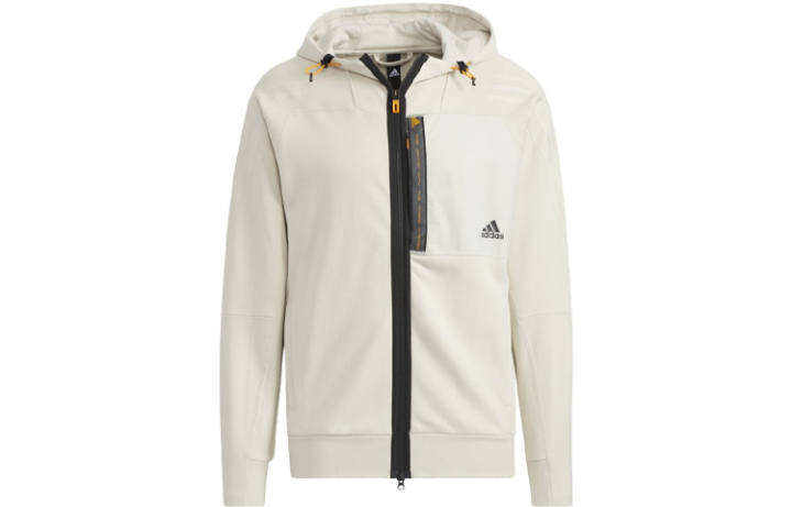 Adidas Adidas Jackets Men's Ecru Hooded Moderate Other
