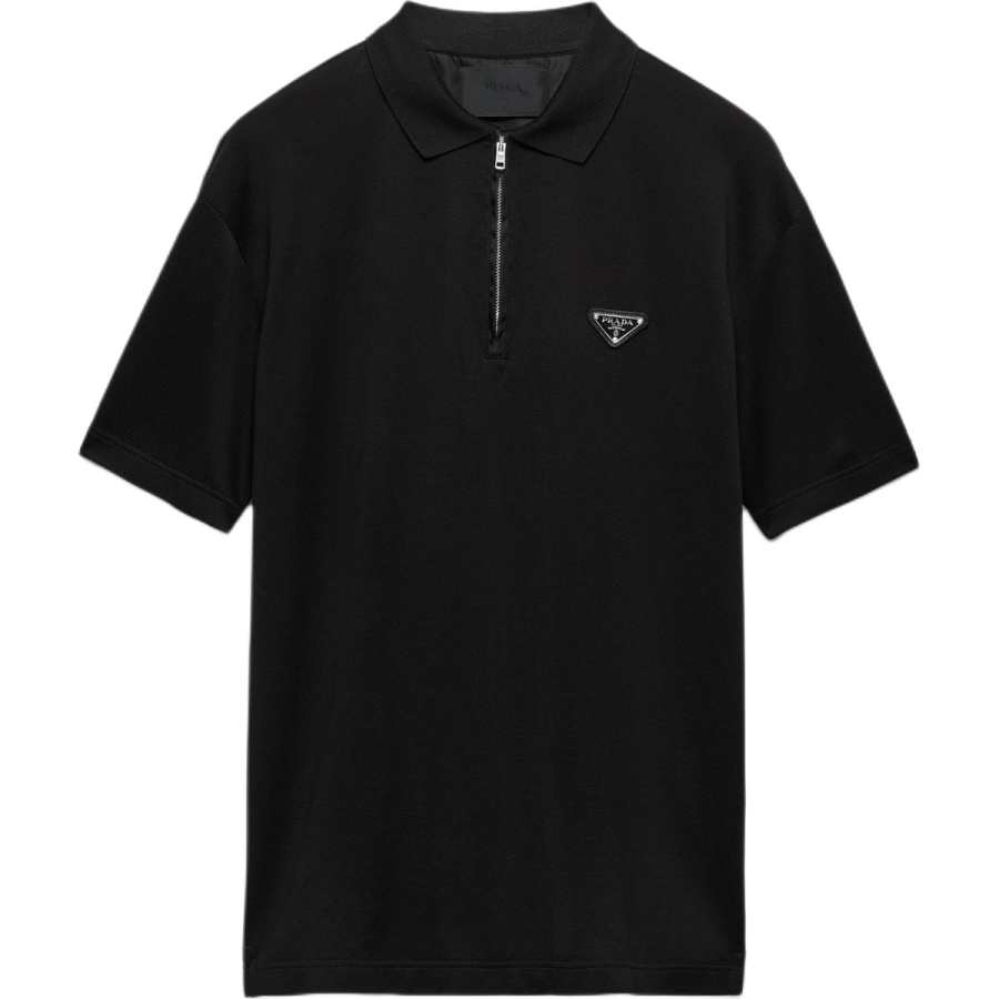 PRADA PRADA Re Nylon FW24 Polo Shirt Men's Black