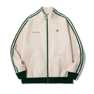 NOCAO Jackets Unisex Stand Collar Moderate Workwear