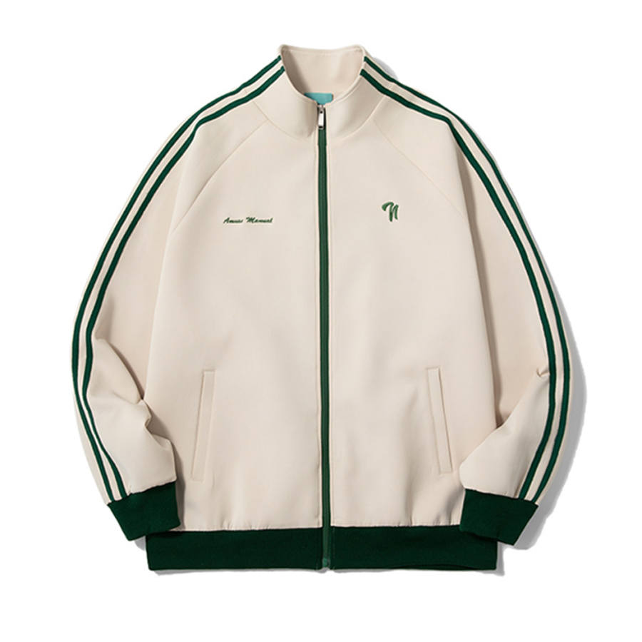 NOCAO Jackets Unisex Stand Collar Moderate Workwear