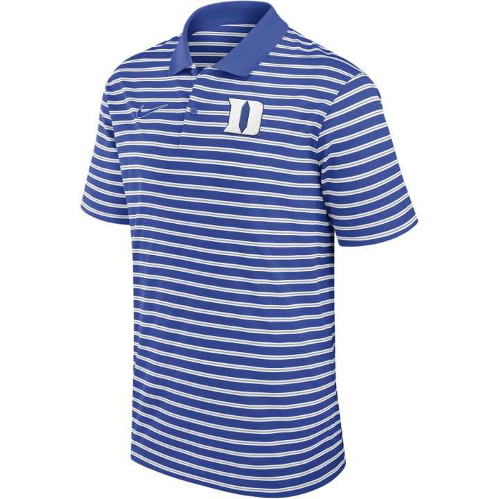 Nike Nike Duke Blue Devils Primetime Victory Striped Men's Nike Dri FIT College Polo