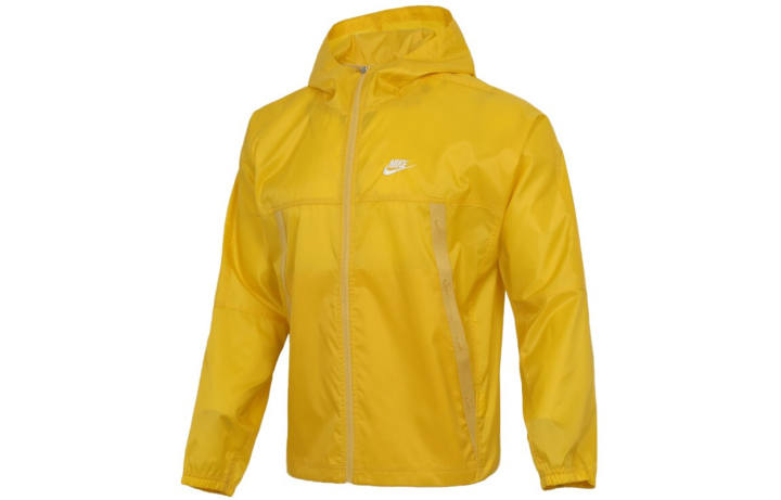 Nike Nike Jackets Men's Yellow Hooded Moderate Other