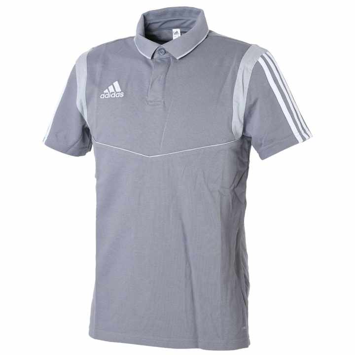 Adidas Adidas Polo Shirts Men's Gray Polo Collar Moderate
