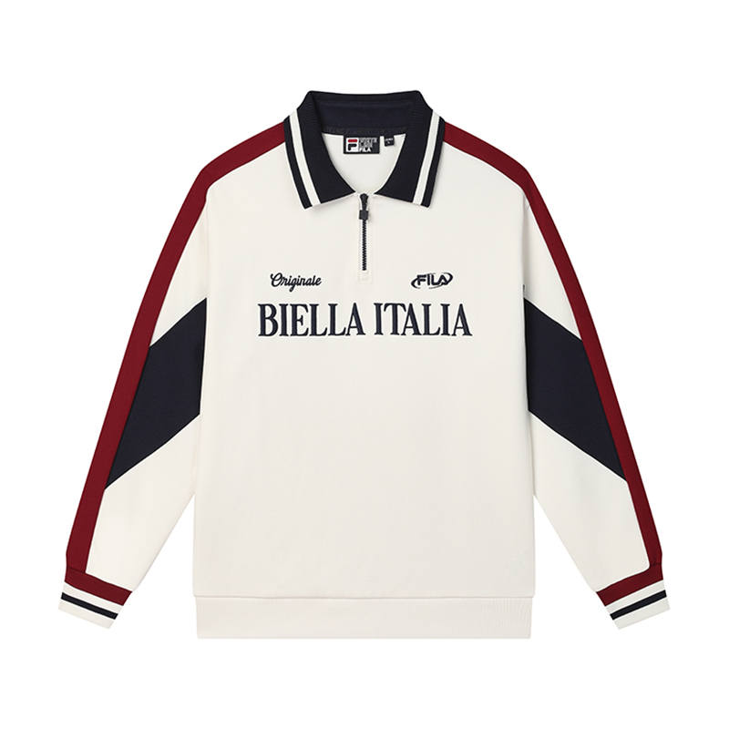 FILA ORIGINALE Polo Shirt Men's Fresh Ivory