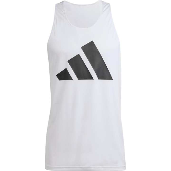 Adidas Adidas Tank Tops Men's White Crew Neck Moderate