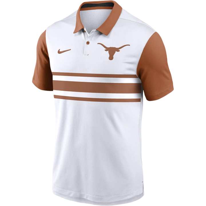 Nike Nike Texas Longhorns Primetime Campus Vapor Men's Nike Dri FIT College Polo