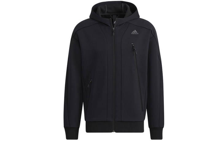Adidas Adidas Jackets Men's Black Hooded Moderate Other