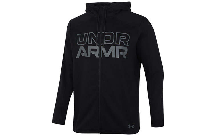 Under Armour Baselin Jackets Men's Black Hooded Moderate Other