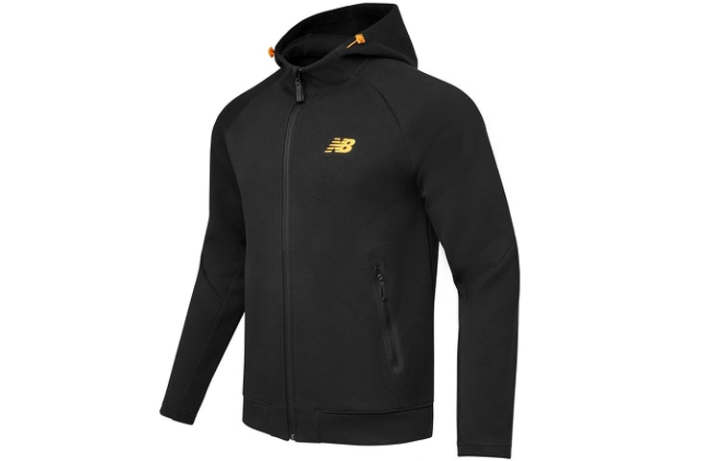 New Balance New Balance Jackets Men's Black Hooded Moderate Other