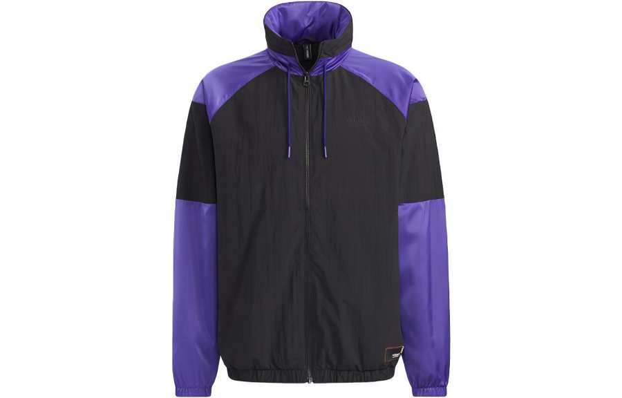 Adidas Neo Jackets Men's Black Stand Collar Moderate Other