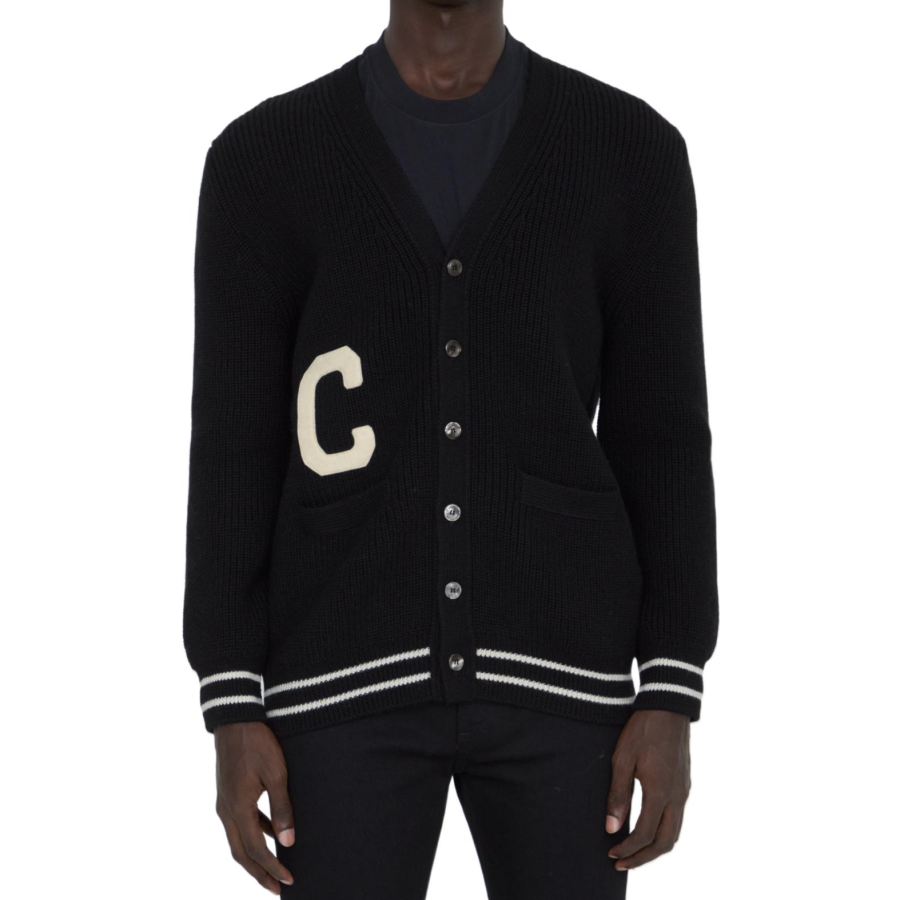 CELINE CELINE Long College Cardigan In Wool
