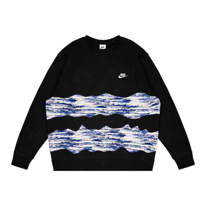 Nike Nike Sweatshirts Unisex Black Crew Neck Moderate Regular