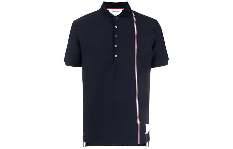 THOM BROWNE Jersey Short Sleeved Collection Polo Shirt