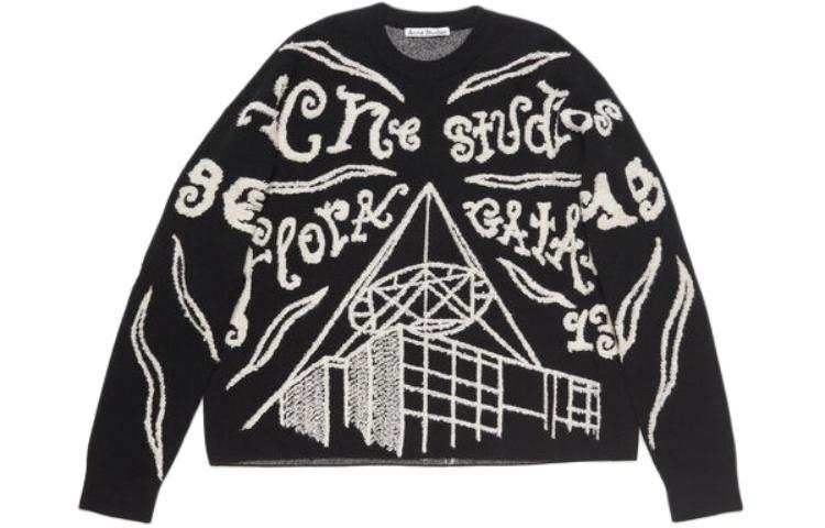 Acne Studios Acne Studios Jacquard-logo Ribbed Jumper