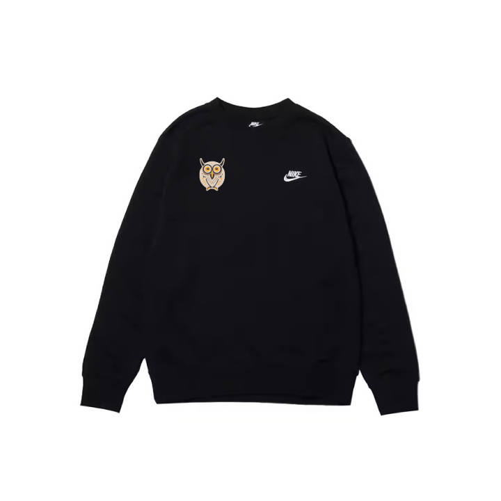 Nike Nike Sweatshirts Men's Black Crew Neck Moderate