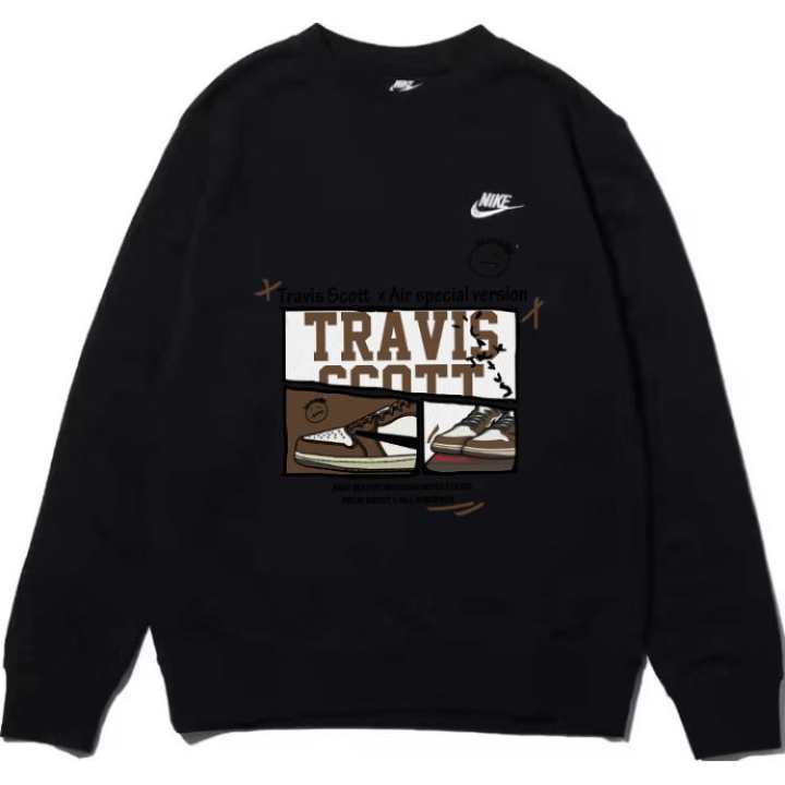 Nike Nike Sweatshirts Unisex Black Crew Neck Moderate Regular