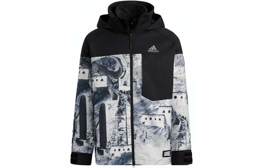 Adidas Adidas DWR Jackets Unisex Black Hooded Moderate Other