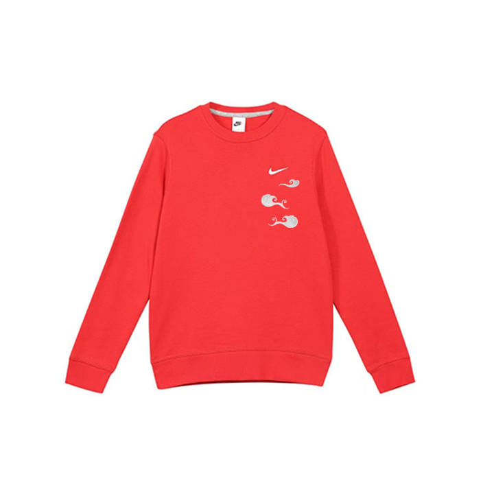 Nike Nike Sweatshirts Unisex Red Crew Neck Moderate