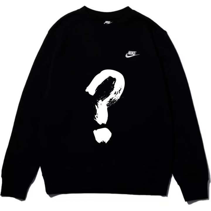 Nike Nike Sweatshirts Unisex Black Crew Neck Moderate Regular