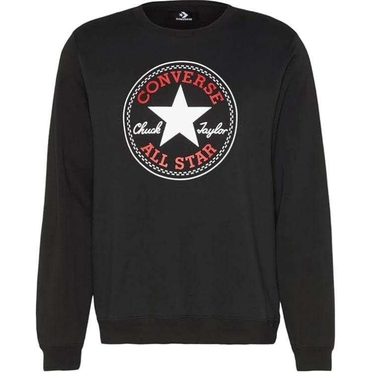 Converse Converse Chuck Patch Stand Fit Core Crew Sweatshirt Unisex Black