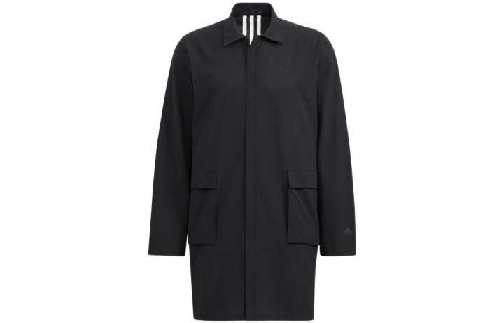 Adidas Adidas Jackets Men's Black Lapel Moderate Straight Fit