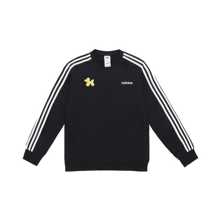 Adidas Adidas Sweatshirts Men's Black Crew Neck Moderate Regular